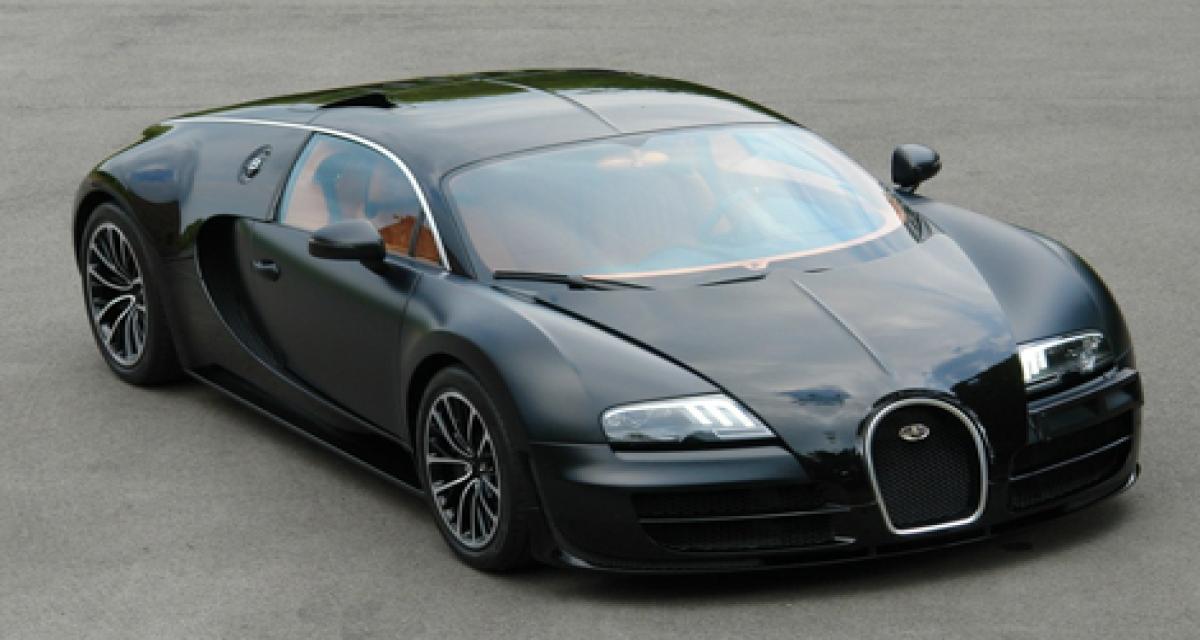 La Bugatti Veyron Super Sport Sang Noir