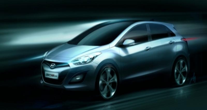  - Francfort 2011 : Hyundai i30, une esquisse pour commencer