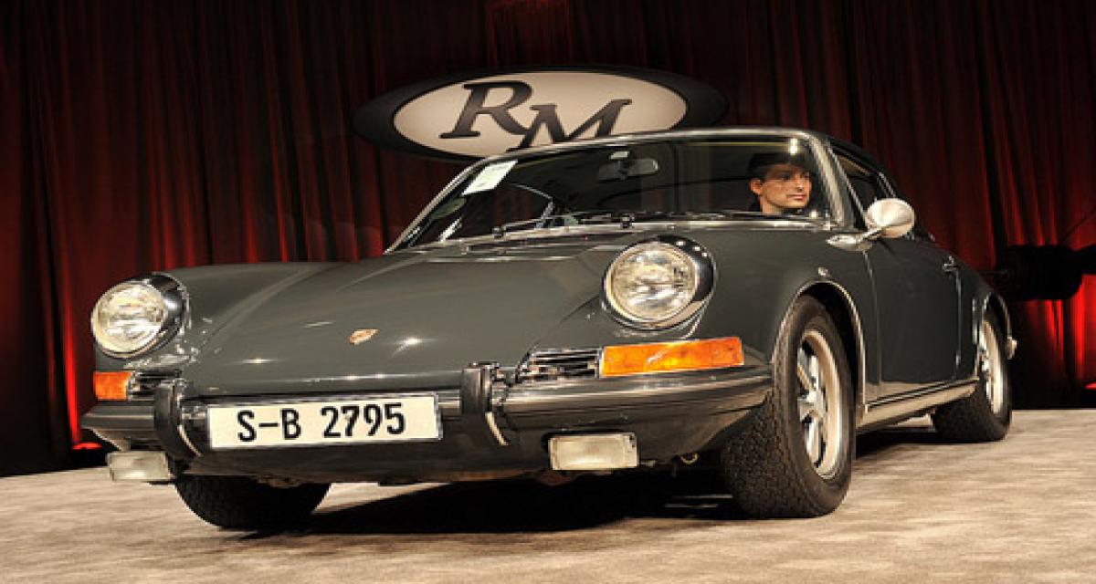 La Porsche 911 de Steve McQueen vendue aux enchères
