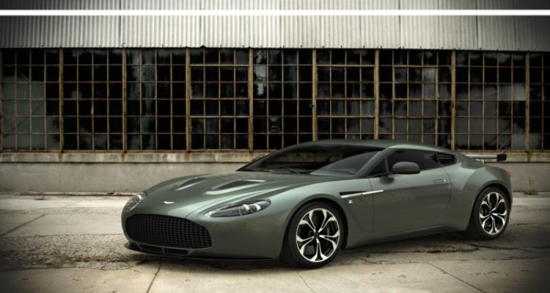  - Francfort 2011 : l'Aston Martin V12 Zagato pour la route.