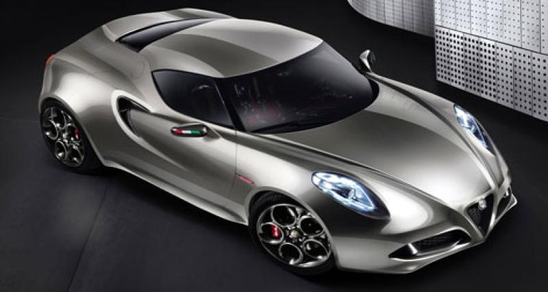  - Francfort 2011 : Alfa Romeo 4C, changement de couleur