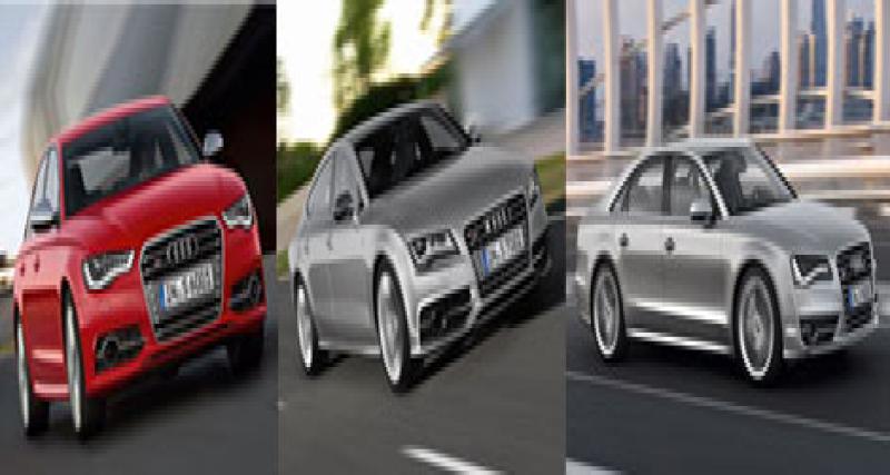  - Francfort 2011 : Triple S pour Audi: S6, S7 et S8