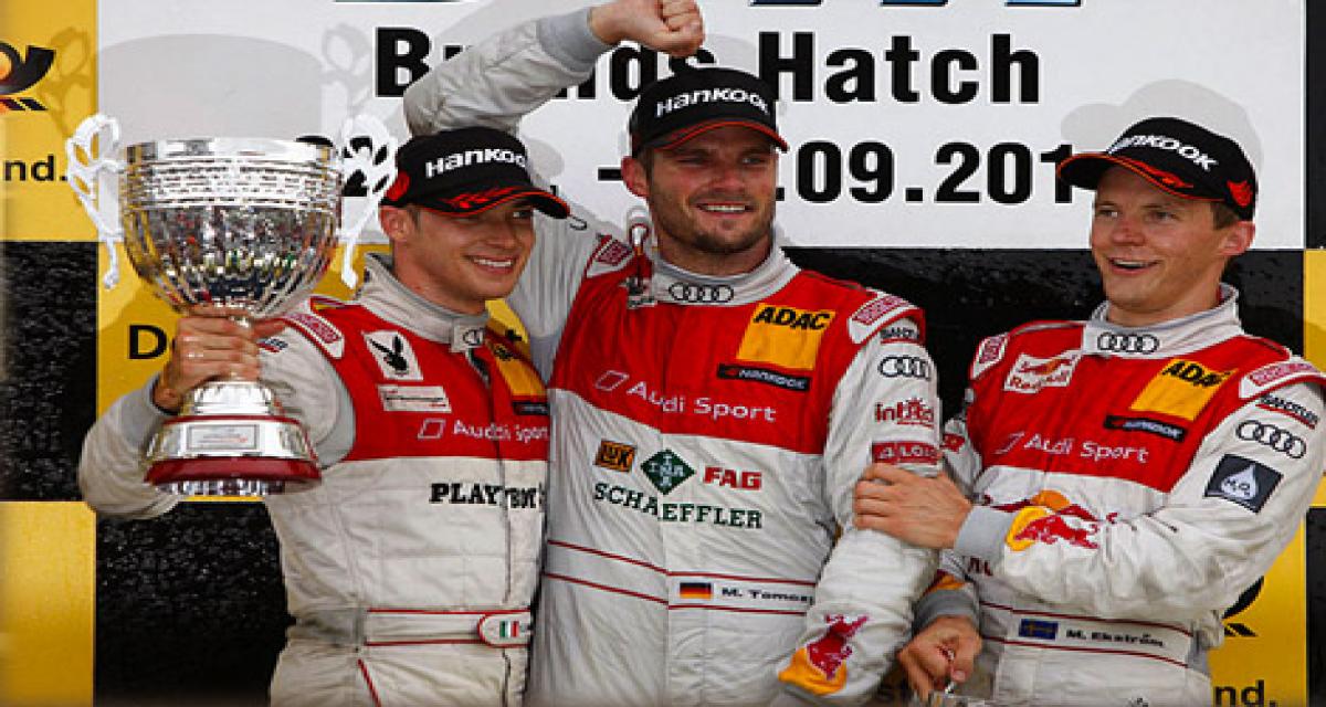 DTM Brands Hatch : Martin Tomczyk gagne et prend la tête du championnat 