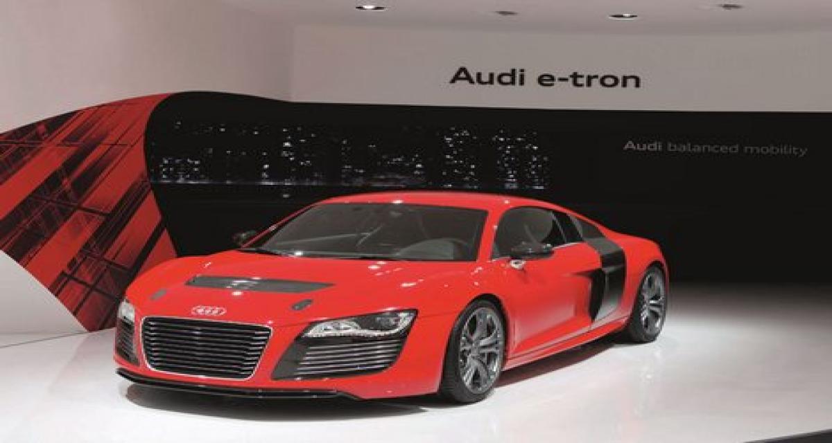 Francfort 2011 : Audi R8 e-tron, le retour