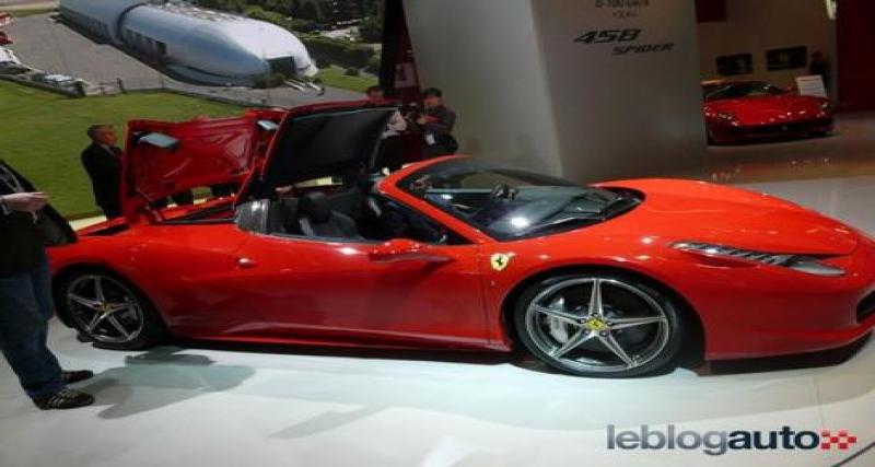  - Francfort 2011 Live : Ferrari 458 Italia Spider