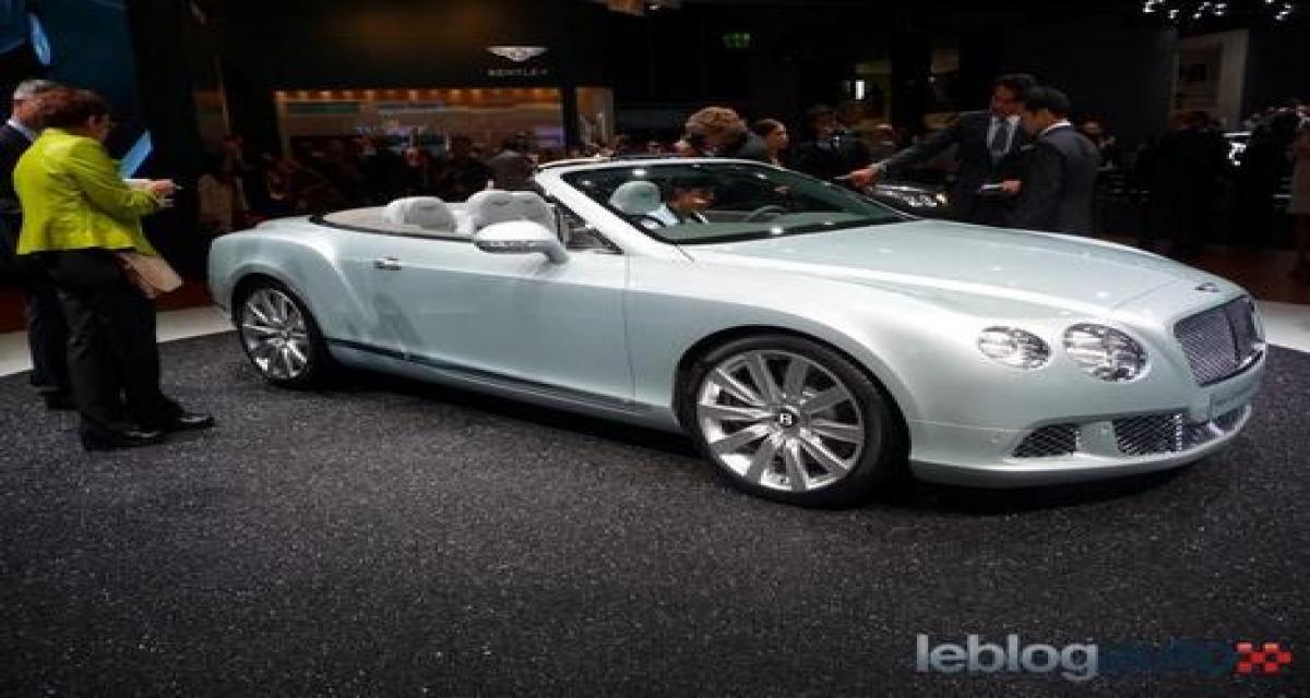Francfort 2011 Live : Bentley Continental GTC