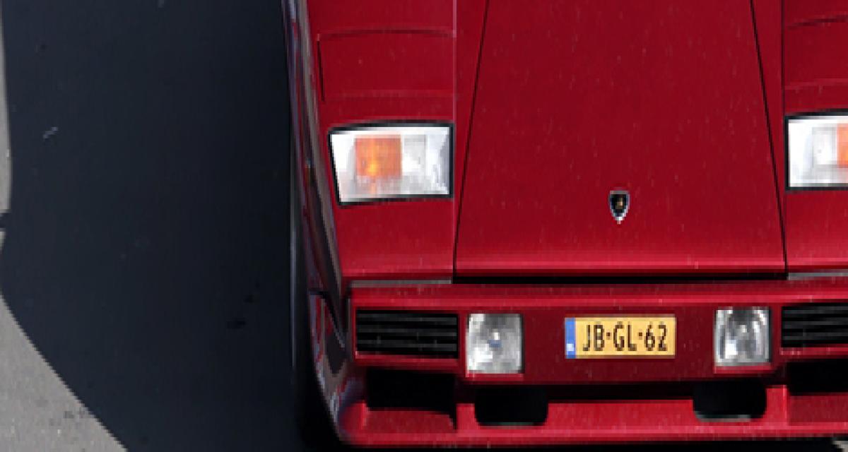 La photo du jour : Lamborghini Countach LP5000 Quattrovalvole