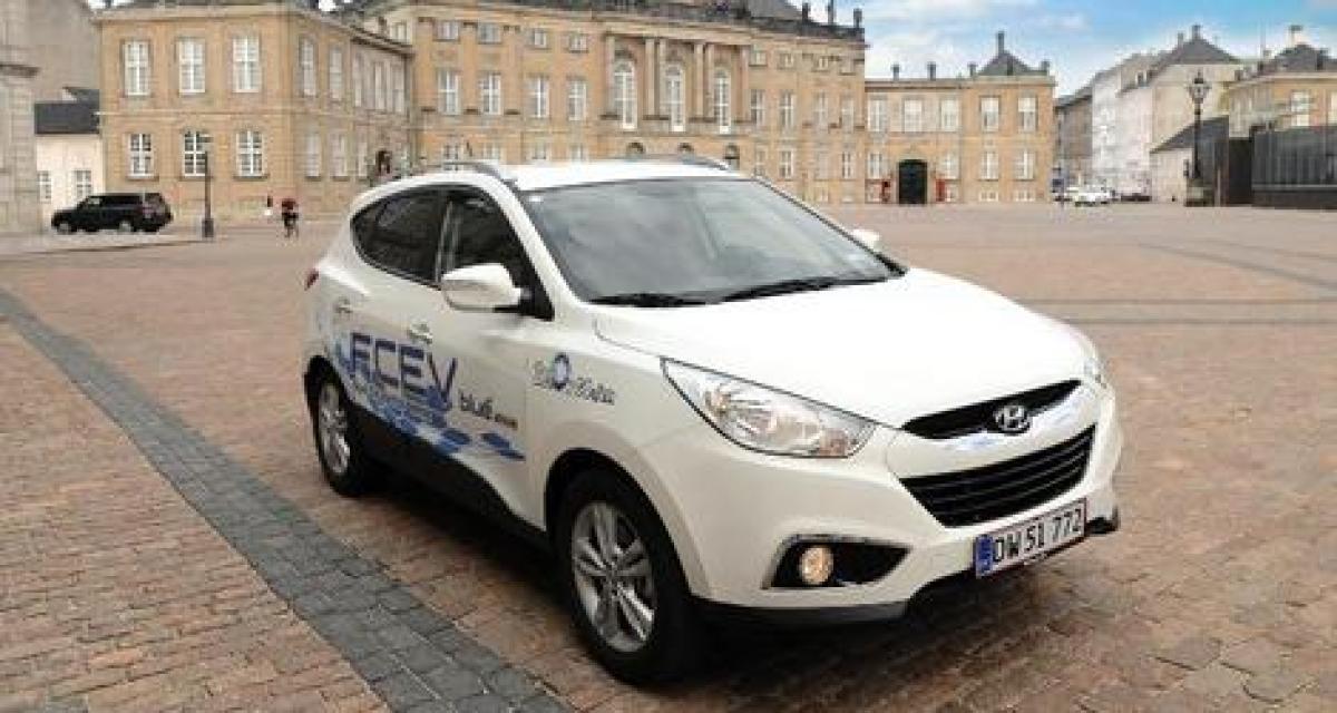 Le Hyundai ix35 FCEV en tests au Parlement Européen