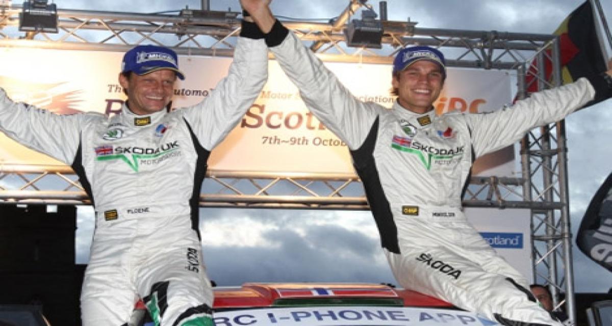 IRC: Mikkelsen remporte le Rallye d'Ecosse et Skoda le titre constructeurs