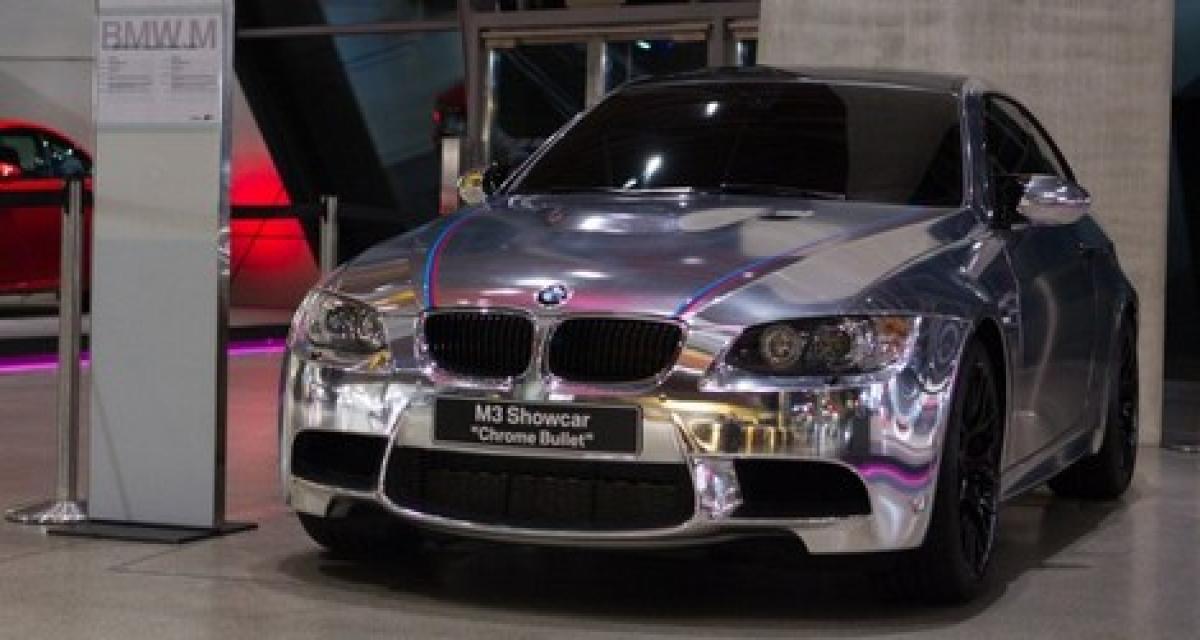 Miroir, miroir : BMW M3 Coupé Chrome Bullet, un showcar brillant