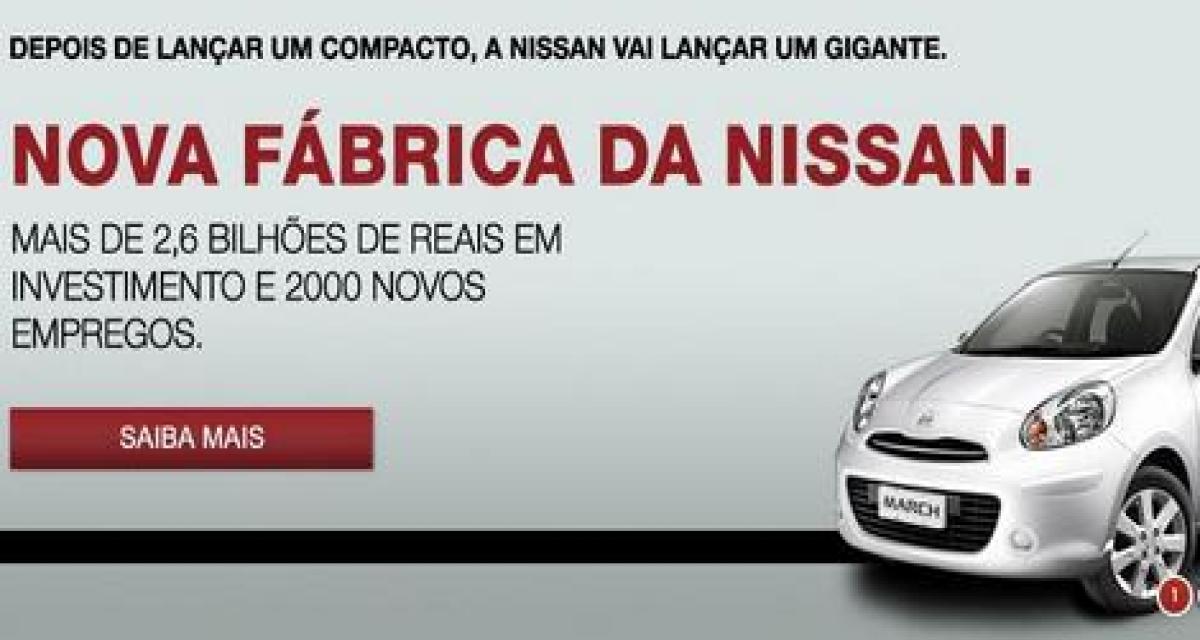 Nissan au Brésil : détails sur l'implantation et les ambitions