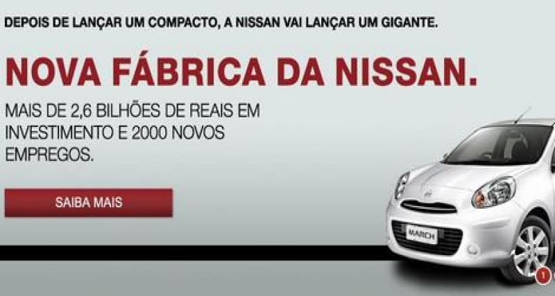  - Nissan au Brésil : détails sur l'implantation et les ambitions