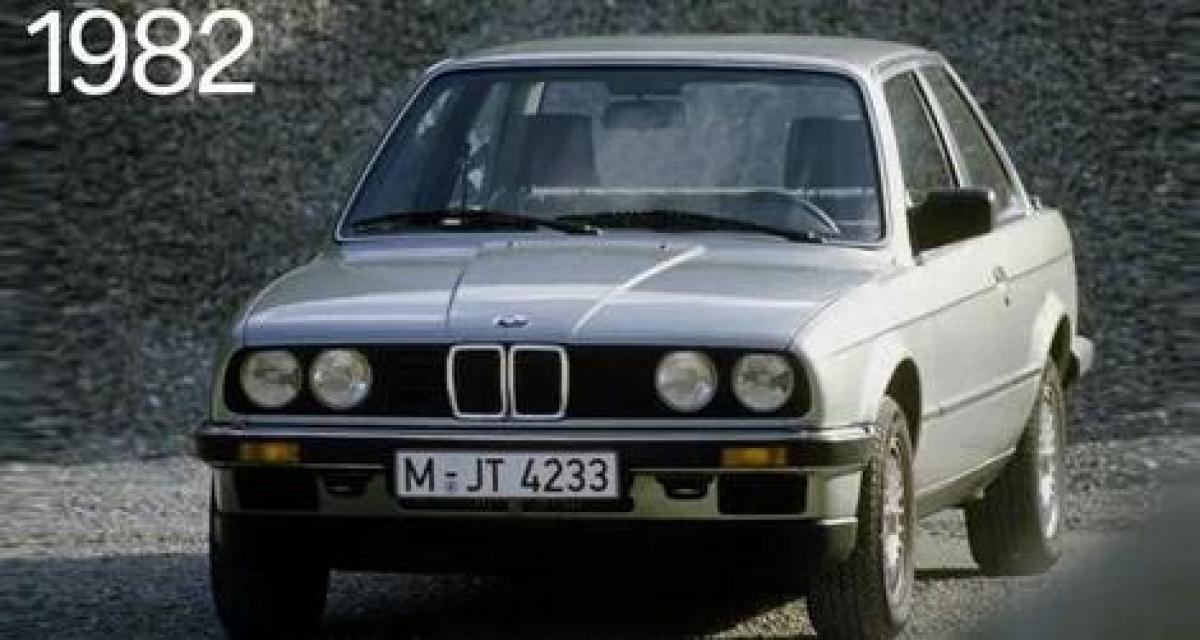 Avant la Série 3 F30, BMW jette un coup d'oeil dans le rétro (vidéos flash-back)