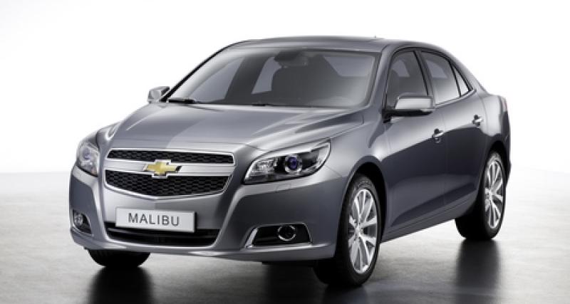  - Chevrolet Malibu : lancée l'année prochaine en Europe