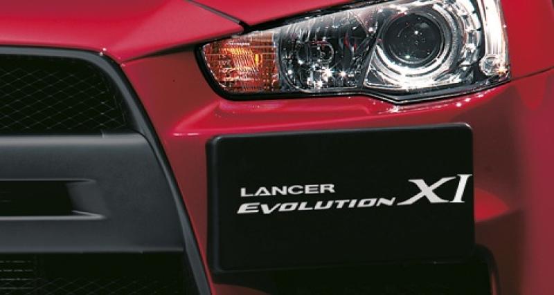  - Mitsubishi Lancer Evolution XI confirmée mais...