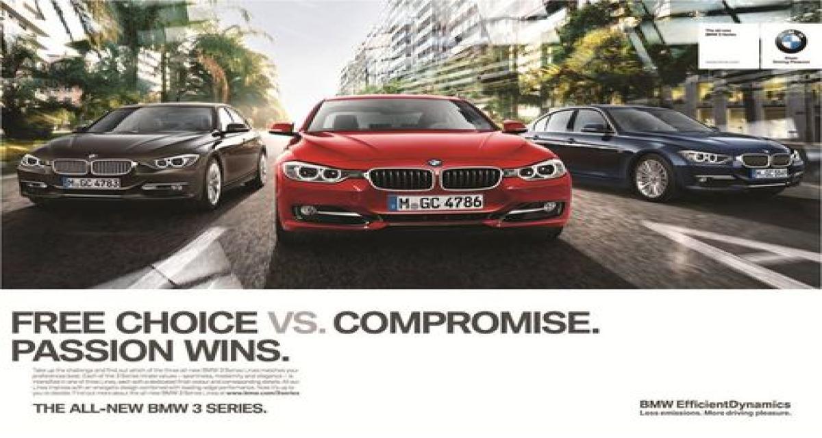 Des pubs pour la nouvelle BMW Série 3
