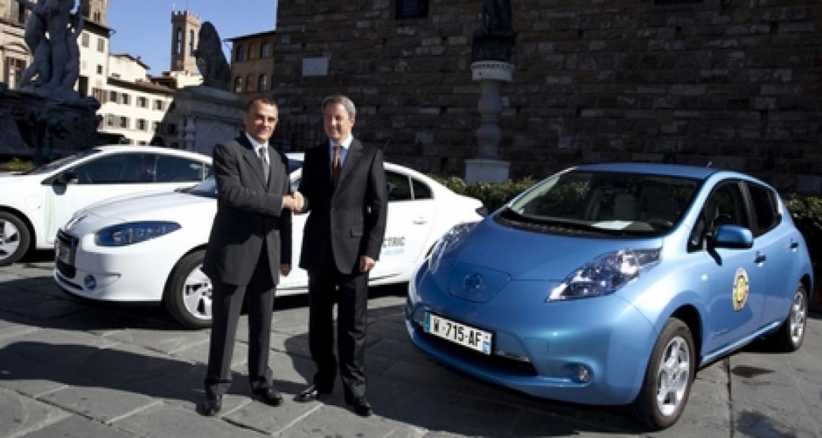 VE : un accord à Florence pour l'Alliance Renault/Nissan