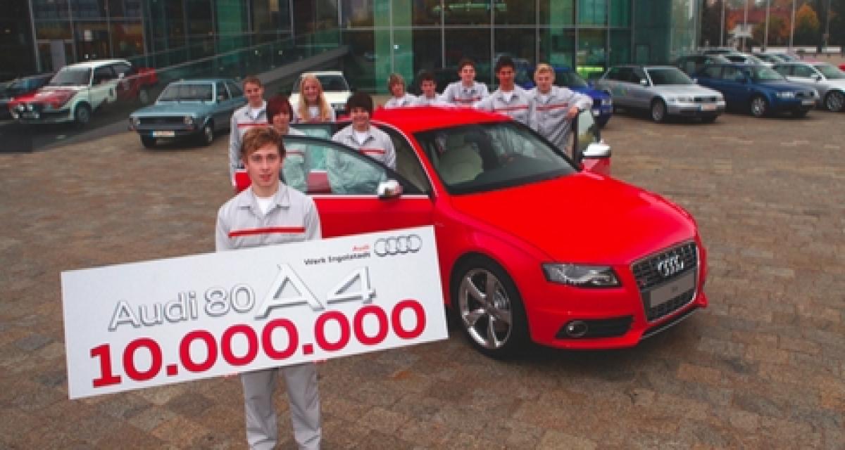 Audi 80 et Audi A4 : dix millions d'exemplaires plus tard