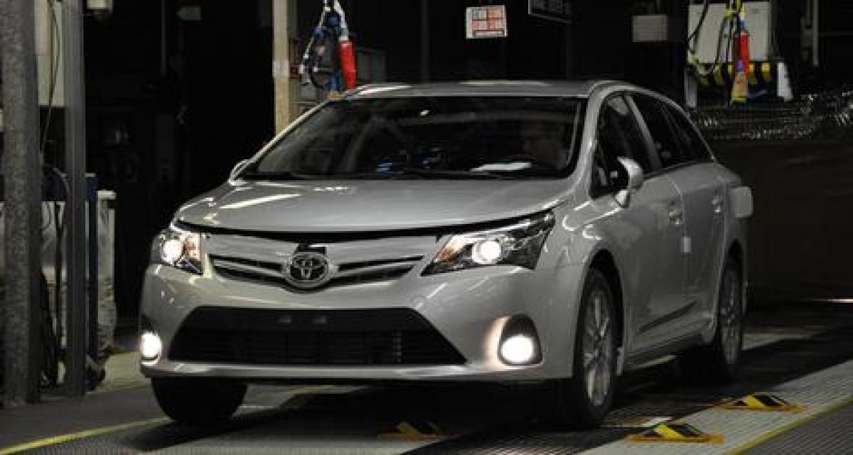 Démarrage de la production à Burnaston pour la Toyota Avensis