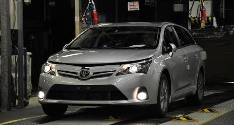  - Démarrage de la production à Burnaston pour la Toyota Avensis