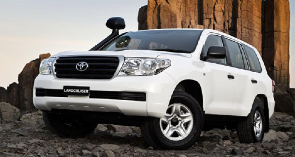 Un Toyota Land Cruiser V8 dépouillé en Australie