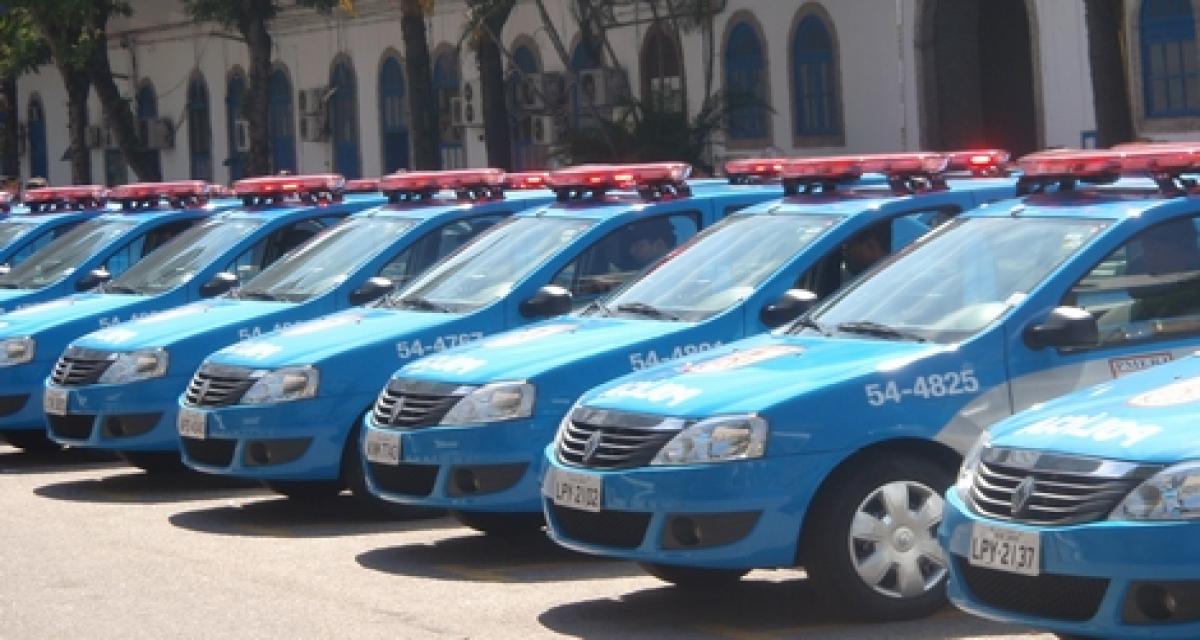 Une flotte de Renault Logan pour la police de Rio de Janeiro