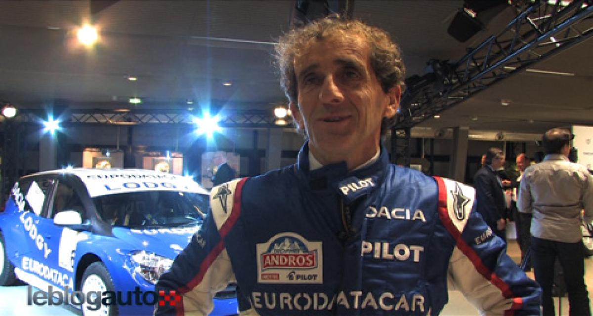 Trophée Andros : Alain Prost, et son Dacia Lodgy