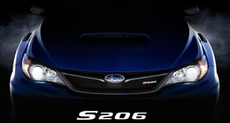  - Tokyo 2011 : la Subaru S206 montre le bout de son nez