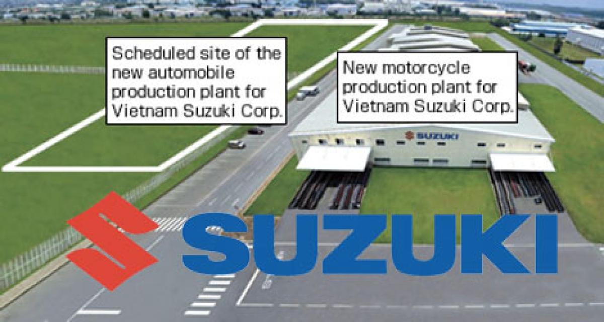 Suzuki, une nouvelle usine au Vietnam