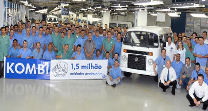  - 1,5 million de Volkswagen Combi au Brésil