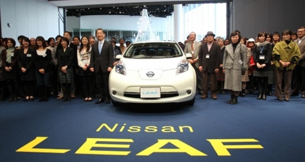Tokyo 2011 : la Nissan Leaf élue voiture de l'année au Japon