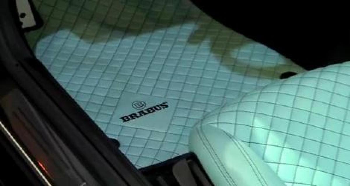 Mercedes SLK par Brabus : vous aimez le turquoise ? (vidéo)