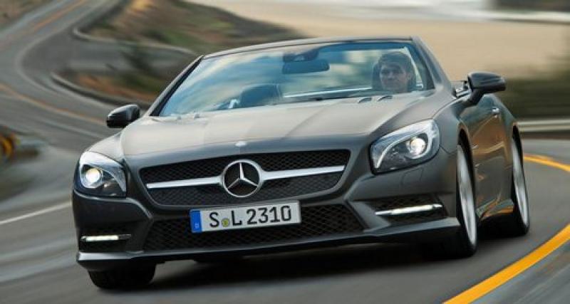  - Detroit 2012 : cette fois la Mercedes SL ne cache plus rien
