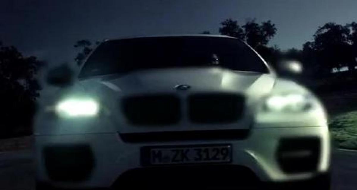 BMW : nouveau teaser pour le X6 M50d (vidéo)
