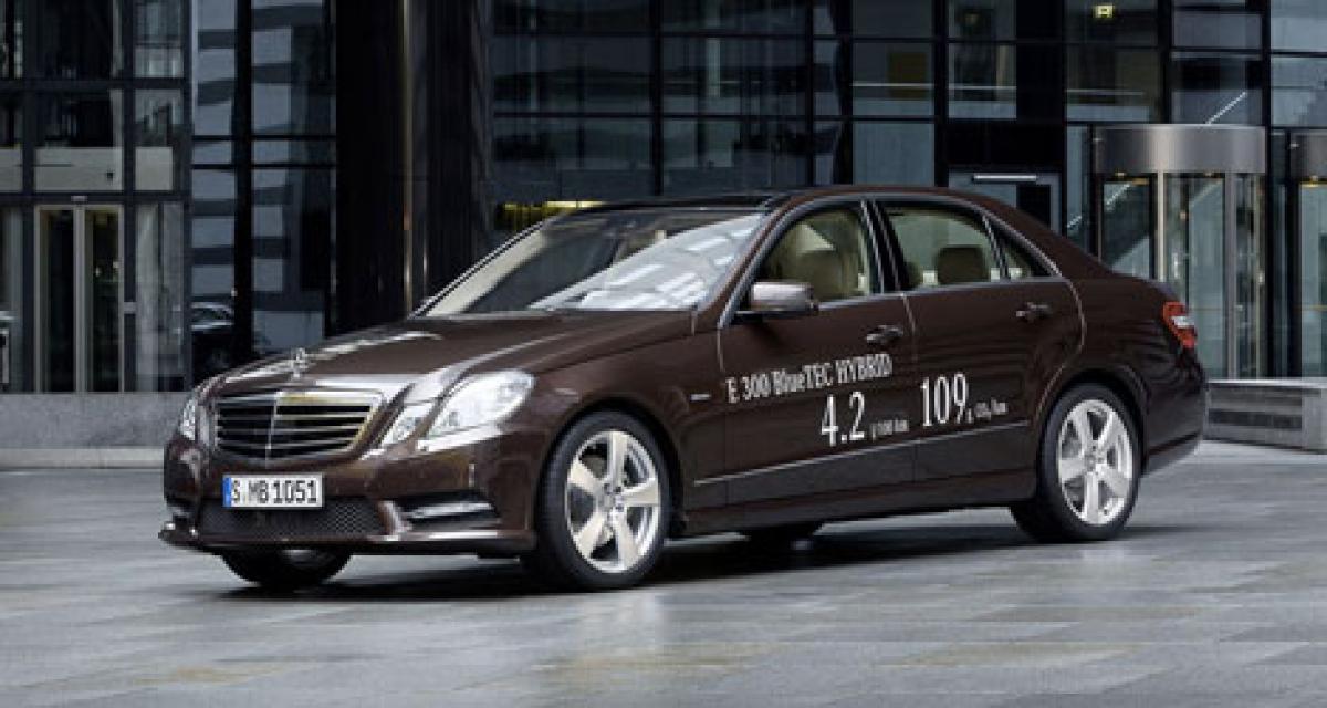 Détroit 2012 : Mercedes E300 Bluetec et E400 hybrides