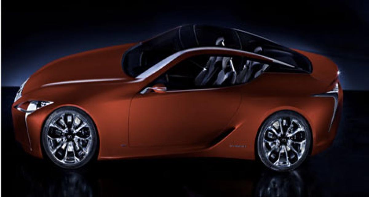 Détroit 2012 : Lexus LF-LC, officielle