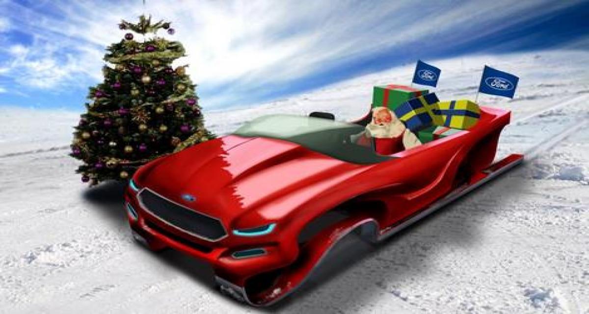 Le Père Noël en Ford Evos Concept