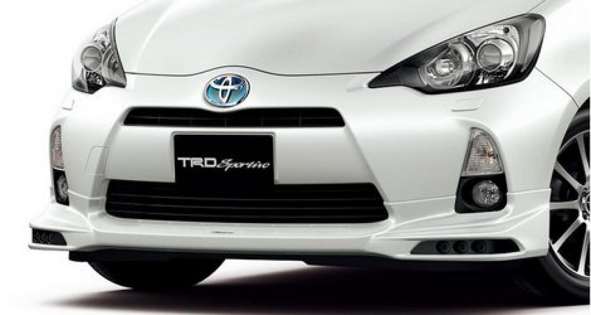 TRD à l'ouvrage sur la Toyota Aqua