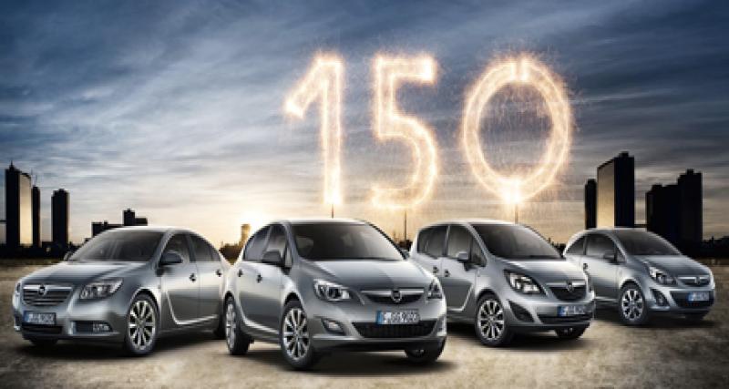  - Une série limitée pour les 150 ans d’Opel