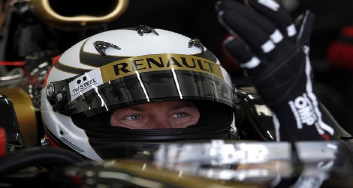 F1: Kimi Raïkkonen au volant d'une Lotus