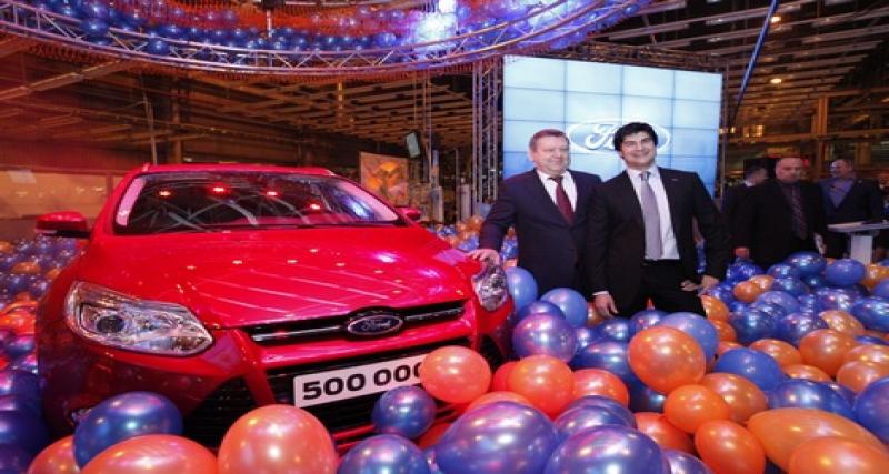  - 500 000 Ford produites en Russie