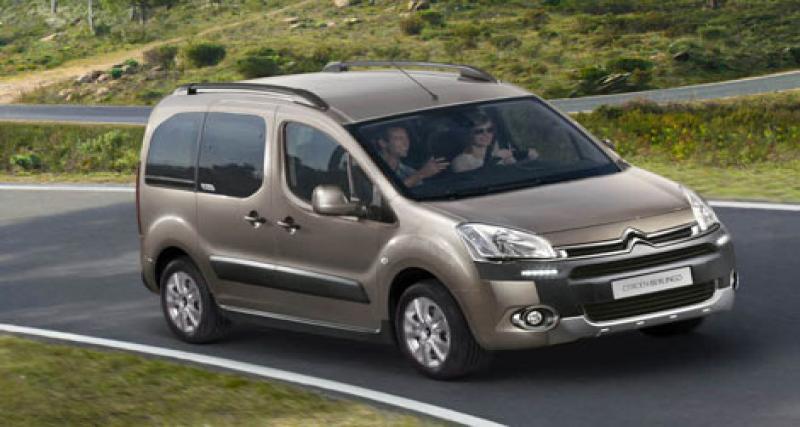  - Retouches pour les Peugeot Partner et Citroën Berlingo…