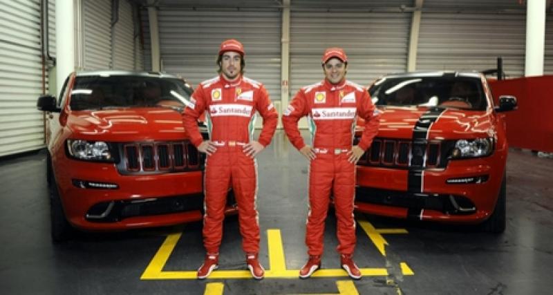  - Jeep Grand Cherokee SRT8 : version Ferrari pour Alonso et Massa
