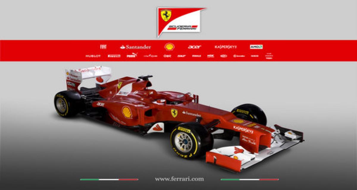 Présentation F1 2012: Ferrari F2012