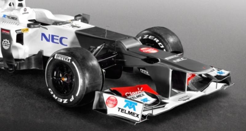  - F1 : la Sauber C31 se met aussi à la boxe
