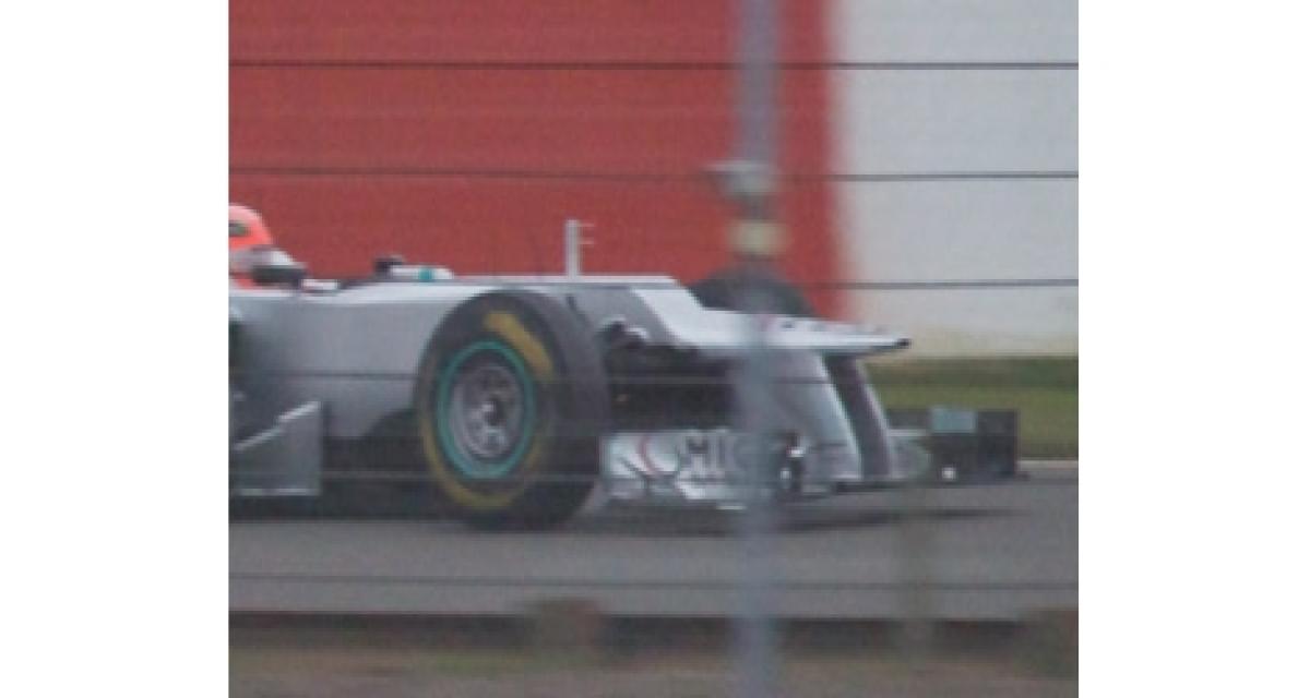 F1 : Mercedes GP suscite les interrogations (spyshot + vidéo)