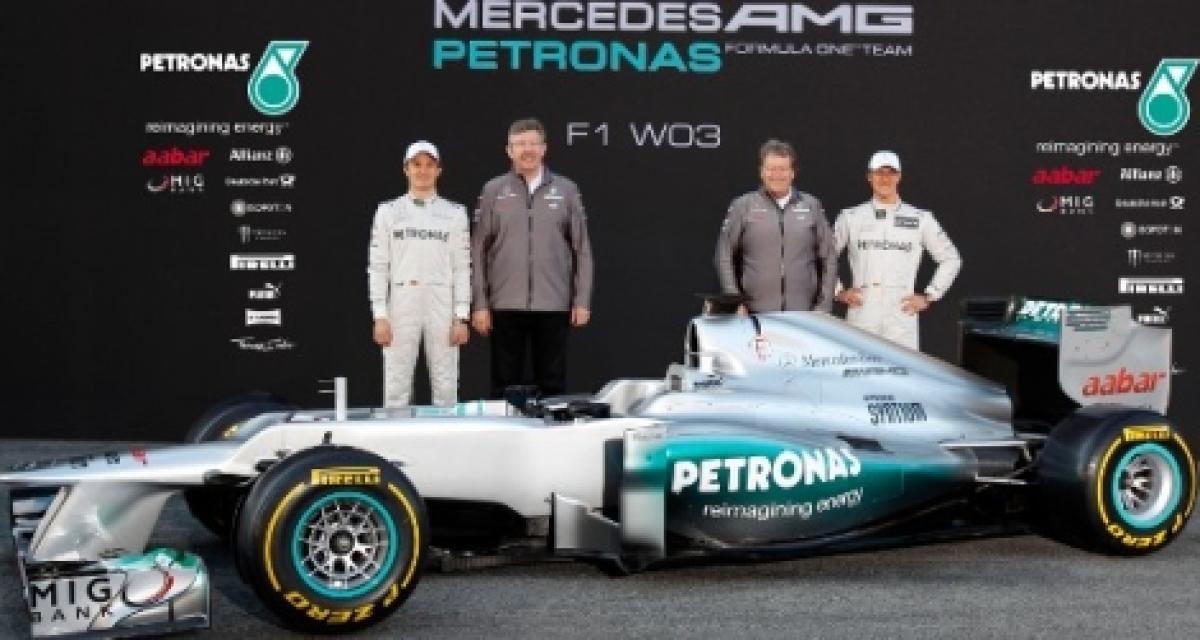 F1 : Mercedes AMG W03 (+ vidéo)