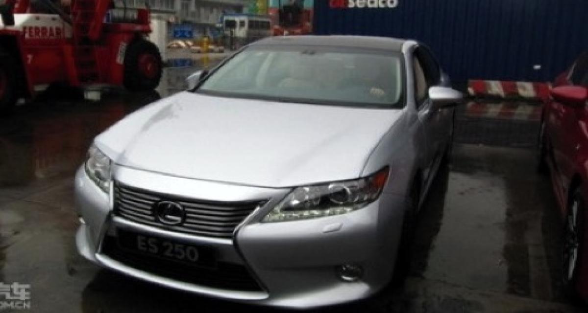 Spyshots : la nouvelle génération de la Lexus ES fait surface en Chine