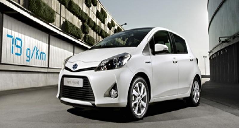  - Genève 2012 : la Toyota Yaris hybride à 79g/km