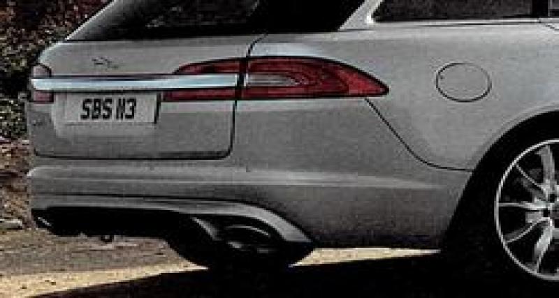  - Genève 2012 : la Jaguar XF Sportbrake en fuite